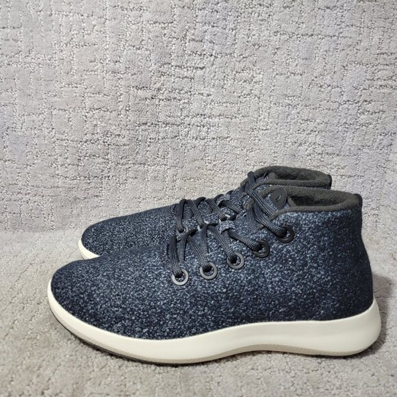 Allbirds Wool Runner-Up Mizzle Men's Size US 8 Dark Gray Merino Wool Sneakers - Picture 1 of 12